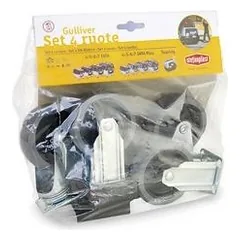 StefanPlast Ratukai 4×360 transportavimo dėžėms Gulliver 1, 2, 3