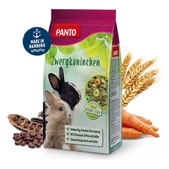 PANTO Zwergkaninchenfutter – bunte Mischung mit Möhren
