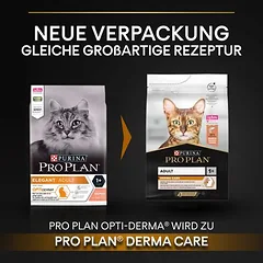 PURINA PRO PLAN Adult Derma Care su lašiša, sausas maistas katėms — 4 nuotrauka