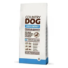 Country Dog High Energy sausas maistas šunims 15 kg