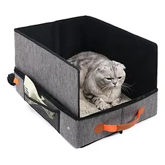 UAMLY Reise-Katzentoilette mit Schaufel und Schüssel