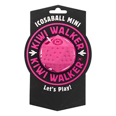 Kiwi Walker Let's Play Icosaball - geometrinis skanėstų žaislas mažiems šunims, Pomarańczowy / Mini — 2 nuotrauka
