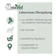VeaVet Lebermoos ausų skalavimo priemonė, Dideliems 26–45 kg — 2 nuotrauka