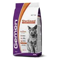 GEMON - Dry Cat Sterilized turkey 7kg parduotuvėje vetprekes.lt
