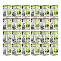 WIEJSKA ZAGRODA monoproteinas antiena šlapias šunų maistas, 24 x 800 g