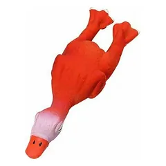 Flamingo latekso žaislas šunims mažas gyvūnėlis 13 cm — 3 nuotrauka