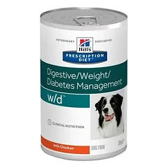 Hill's Prescription Diet Dog W/D Digestive/Weight Managment, veterinarinis maistas šunims 370 g