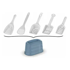 Spade-holder cm. 21,5x12x13h, mixed colors