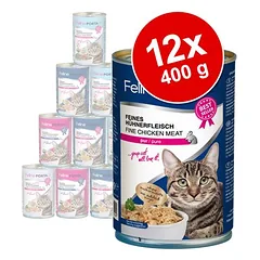 Feline Porta drėgnas maistas katėms, ekonominė pakuotė 12 x 400 g