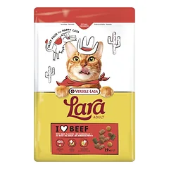 VERSELE-LAGA Lara Adult Beef 1.9kg - Suaugusių kačių ėdalas su jautienos skoniu