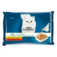 GOURMET Perle Gravy Vištiena jautiena 4X85 g