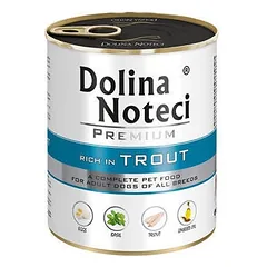 Dolina Noteci Premium su upėtakiu 800 g parduotuvėje zookaralyste.lt