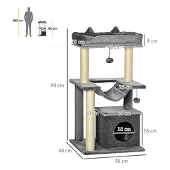 Kačių draskyklė 90 cm — 3 nuotrauka