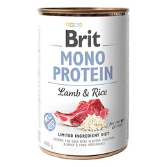 Brit Care konservai šunims Mono Protein Lamb&Rice 400 g