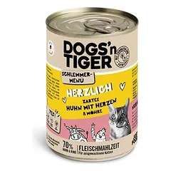 Dogs'n Tiger gurmaniškas meniu, drėgnas maistas katėms, ekonominė pakuotė 12 x 400 g — 2 nuotrauka