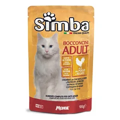 Simba konservuotas pašaras katėms su vištiena ir kepenėlėmis 100g