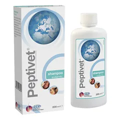 I.C.F. Peptivet šampūnas šunims ir katėms, esant sudirgusiai odai, 200 ml