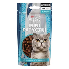 PAN MIĘSKO Mini lazdelės Tunų delikatesas katėms 50 g