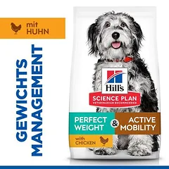 Hill's Science Plan Perfect Weight & Active Mobility Adult 1+ Medium su vištiena, sausas maistas šunims, 1,5 - 2,9 kg — 2 nuotrauka