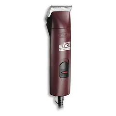 Andis AGCB Super Brushless - tylus, profesionalus kirpimo aparatas su bešepečiu varikliu, peiliuku ir priedų rinkiniu - Burgundijos spalvos