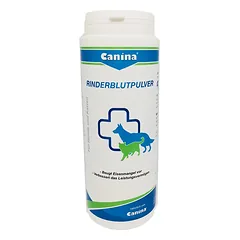 Canina Rinderblutpulver (galvijų kraujo milteliai) papildas šunims ir katėms 250g
