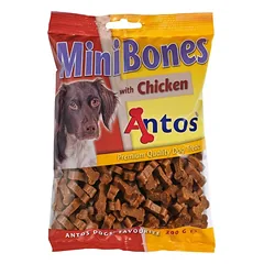ANTOS Mini Bones Chicken maži kauliukai su vištiena 200g (25)