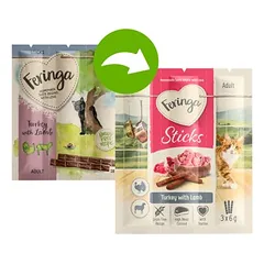Feringa Sticks su kalakutiena ir ėriena, skanėstai katėms — 2 nuotrauka