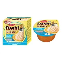 Inaba Churu Cat Dashi Delights Chicken & Scallop skanėstai katėms su vištiena ir šukutėmis, 6 x 70 g