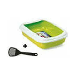 Georplast atviras tualetas katėms su bortu Junior 38 x 28 x 10,5 cm, įvairių spalvų — 3 nuotrauka