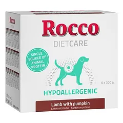 Rocco Diet Care Hypoallergen su ėriena, drėgnas maistas šunims 300 g, paketėlis — 4 nuotrauka