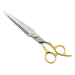 Daugiafunkcės – kirpimo ir filiravimo žirklės su dėklu, Janitos Plungės Perfection linija, 19 cm