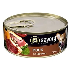 Savory drėgnas maistas šunims su antiena, 100 - 199 g — 3 nuotrauka