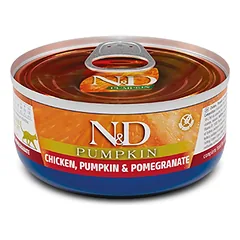 FARMINA N&D PUMPKIN - CAT Wet Chicken Pumpkin&Pomegranate ADULT 70 g (pak.24)