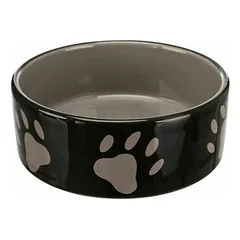 TRIXIE keraminis dubenėlis su letenėlių atspaudais, 0,3 l, 12 cm, (pakuotė 4)