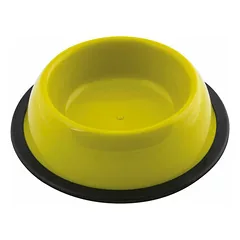 Pet bowl round  26 x 6 h, with anti-slide,lt. 1,00, different colors
