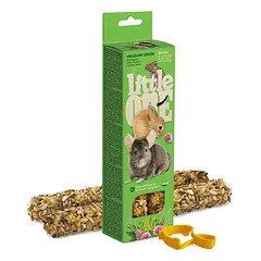 Little one lazdelės jūrų kiaulytėms, triušiams ir šinšiloms su pievų žole, 2x55 g
