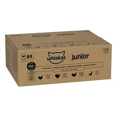 Didelė pakuotė Whiskas Junior paketėliai 84 x 85 g, drėgnas maistas katėms — 2 nuotrauka
