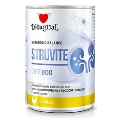 Disugual drėgnasis šunų maistas „Veterinary STRUVITE“ su vištiena (suaugusiems šunims) 400 g