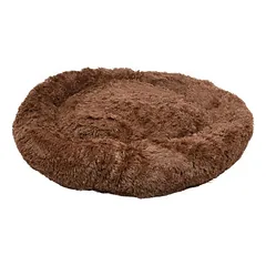Flamingo Hundebett Krems rund dunkelbraun, Labai dideliems > 45 kg — 3 nuotrauka