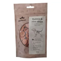 BioPlanet Rabbit & Rice Chips skanėstai šunims nuotrauka