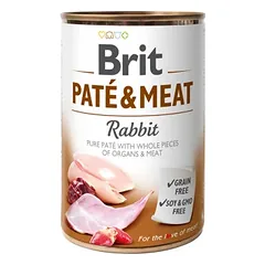 Brit Care konservai šunims Rabbit Pate&Meat 400g. — 1 nuotrauka