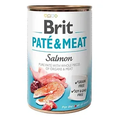 BRIT PATE & MEAT SALMON 400g