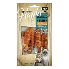 Flamingo Complementary feed for cats  DRIED FISH WITH CHICK'N 50 g nuotrauka