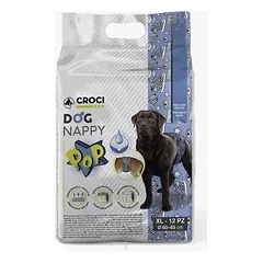 CROCI Dog Nappy sauskelnės patinėliams XL 60-85cm 12vnt