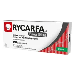 Rycarfa Flavour tabletės šunims uždegimui ir skausmui mažinti, 100 mg
