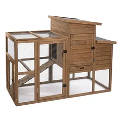 TIAKI Hühnerstall Ranch aus Holz (optional erweiterbar)