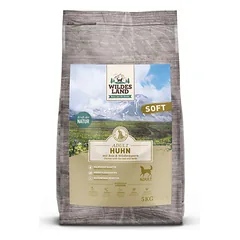 WILDES LAND Soft duck&rice sausas begrūdis pašaras suaugusiems šunims su antiena ir ryžiais, 5 kg