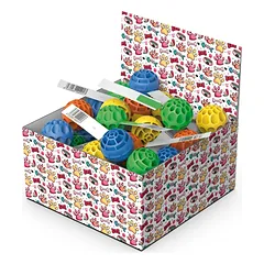 Sunkus plastikinis kamuolys katėms 4 cm nuotrauka