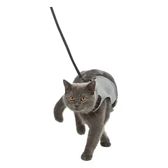 TRIXIE Kačių petnešos minkštos su pavadėliu, 24-42 cm, 1.20 m (pak.2) — 3 nuotrauka