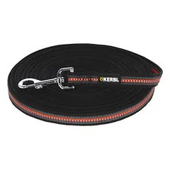 KERBL šviesą atspindintis pavadėlis šunims 2x200 cm, juodas/oranžinis
